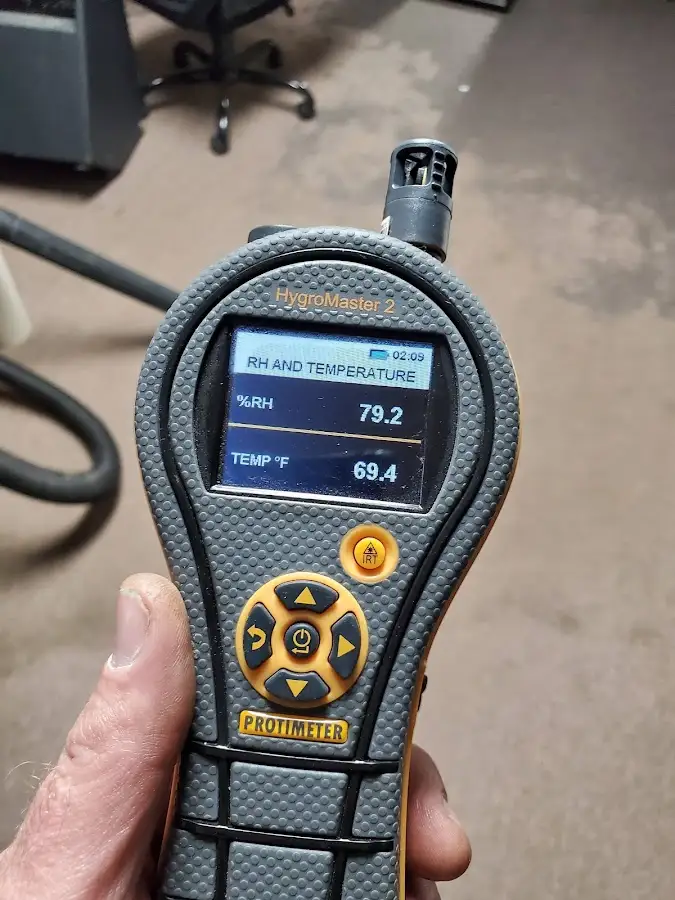 Moisture meter humidity assessment for Fire & Smoke Damage Restoration in Nuevo